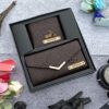 Premium Personalized Mr. & Mrs. Wallet Combo Gift Set