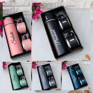 Personalized Corporate Gift Set - Temperature Bottle & Mug Combo