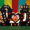 Personalized LED Alphabet Couple Lamp - Custom Name & Photo Night Light for Anniversary