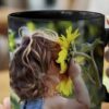 Personalised Magic Mug - Custom Photo Printed Black Color Changing Coffee Mug