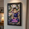 Customised Mosaic Photo Collage Frame - Personalised Premium Wooden Wall Frame